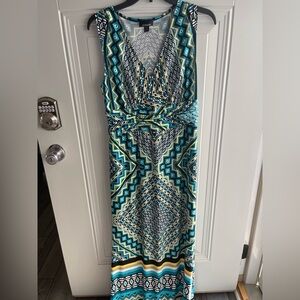 B Design Geometric Maxi Dress size MEDIUM